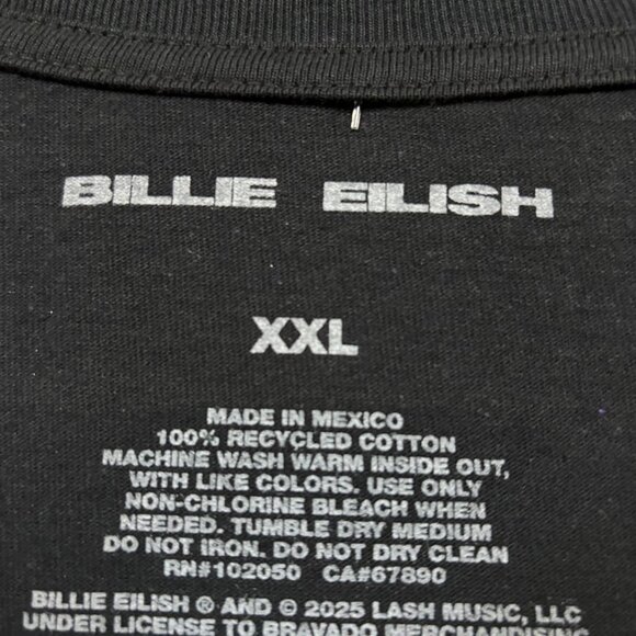 Billie Eilish Glasses Portrait T-Shirt Size 2XL - Picture 4 of 4